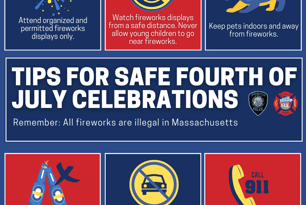 Nahant Police and Fire Departments Share Tips for Safe Fourth of July Celebrations