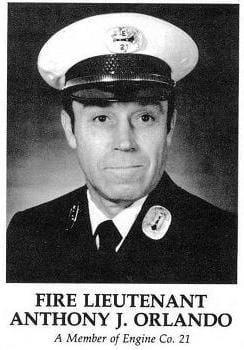 Photo of Fire Lieutenant Orlando.