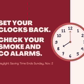 Daylight Saving Time Ends Nov. 2