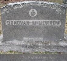 Photo of the gravestone of Hoseman Peter F. McMorrow, New Calvary Cemetery, Roslindale, MA.