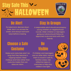 Avon Police Department Shares Tips to Stay Safe This Halloween