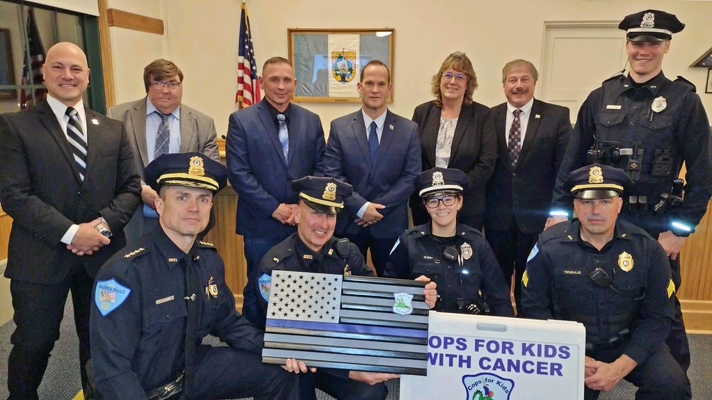 Billerica Police Recognized for Contributions to Cops for Kids with Cancer John Guilfoil