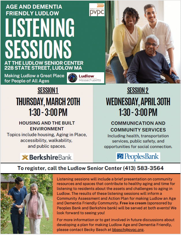 AGE & DEMENTIA FRIENDLY LUDLOW Listening Session Graphic