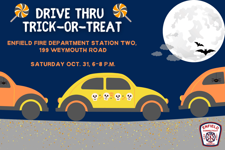 Enfield Fire District 1 Invites Residents to Attend Drive-Thru Trick-Or-Treat Event