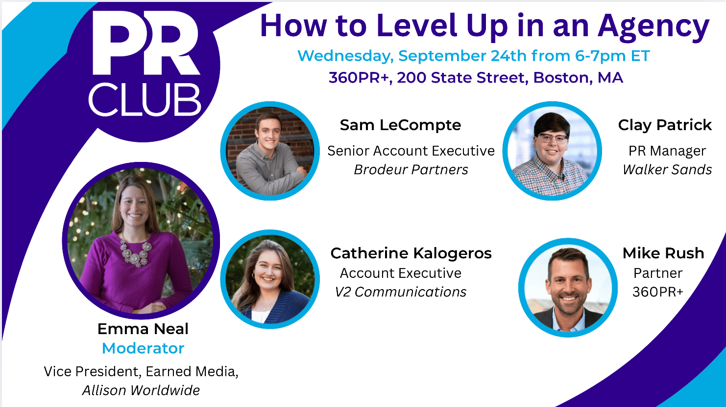 How to Level Up – Growth in an Agency event graphic.