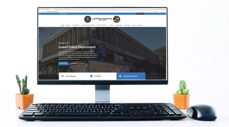 Lowell Police Department Launches New User Friendly Website with Built-in Translation Services