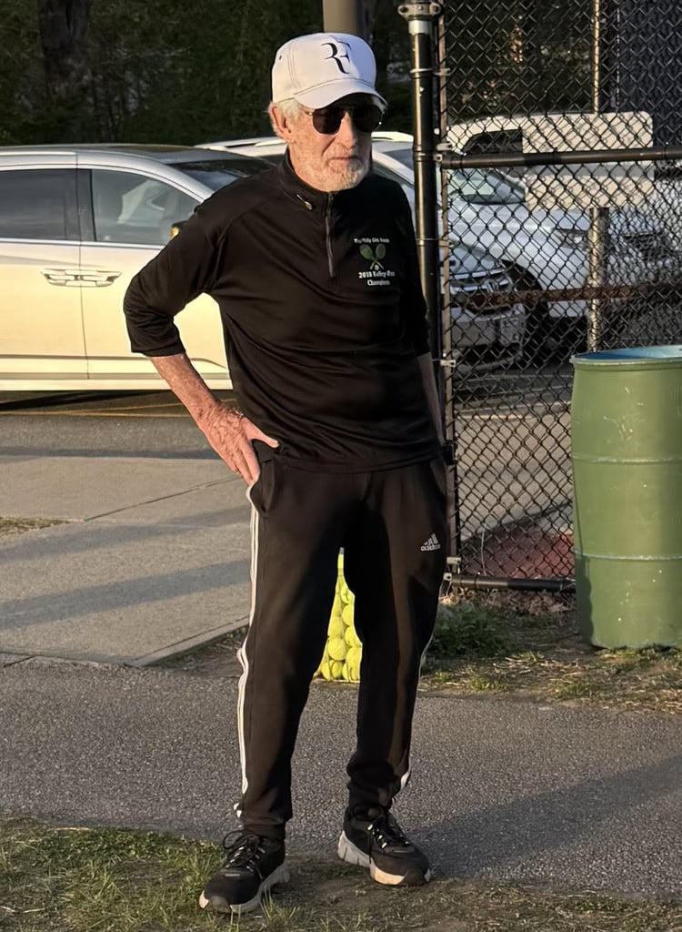 King Philip Girls Tennis Coach Bob Goldberg achieved his historic 800th career victory. 