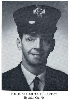 Photo of Fire Fighter Robert F. Clements, 1960.