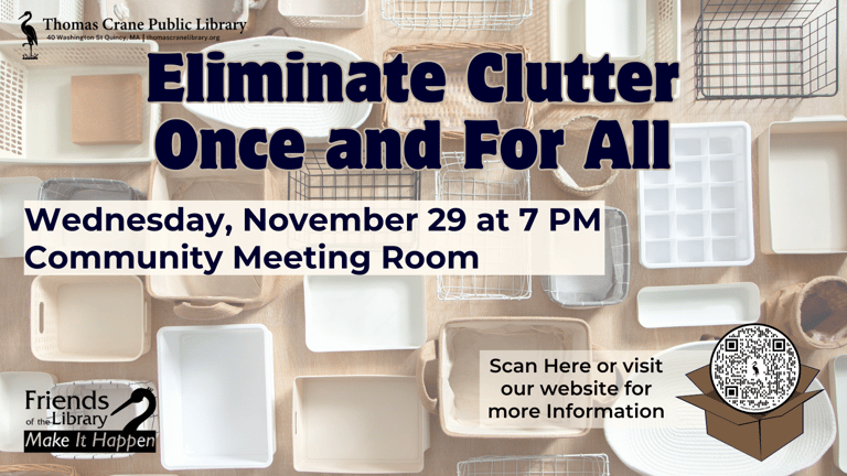 “Eliminate Clutter Once and For All” With Professional Organizer Barbara Graceffa