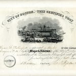 Appointment certificate for Hiram L. Wallingford, as a member of Engine Co. 20, effective October 1, 1851.