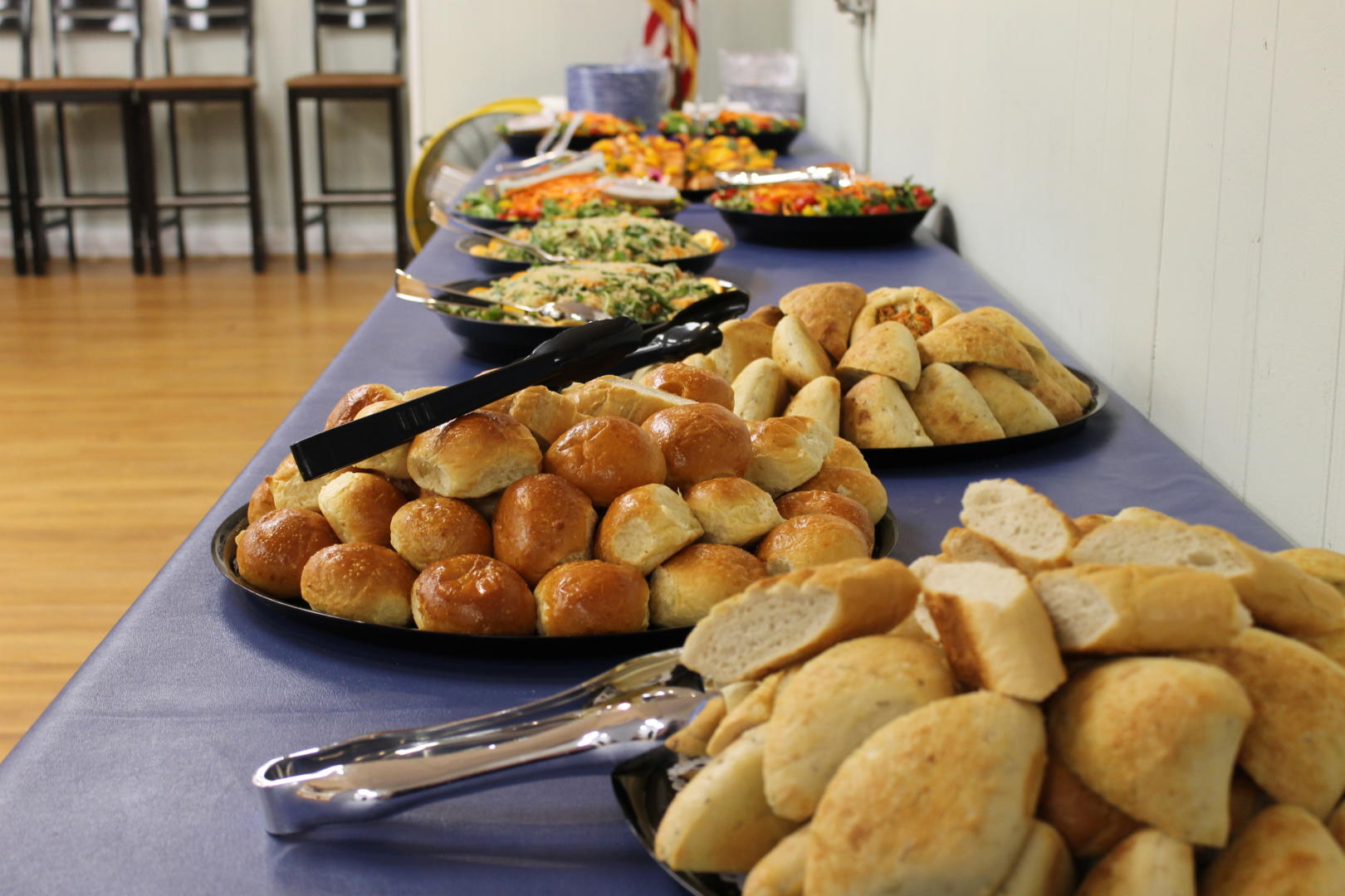 Food for the event was donated by Catering by Andrew. (Photo Courtesy Town of Brookline)