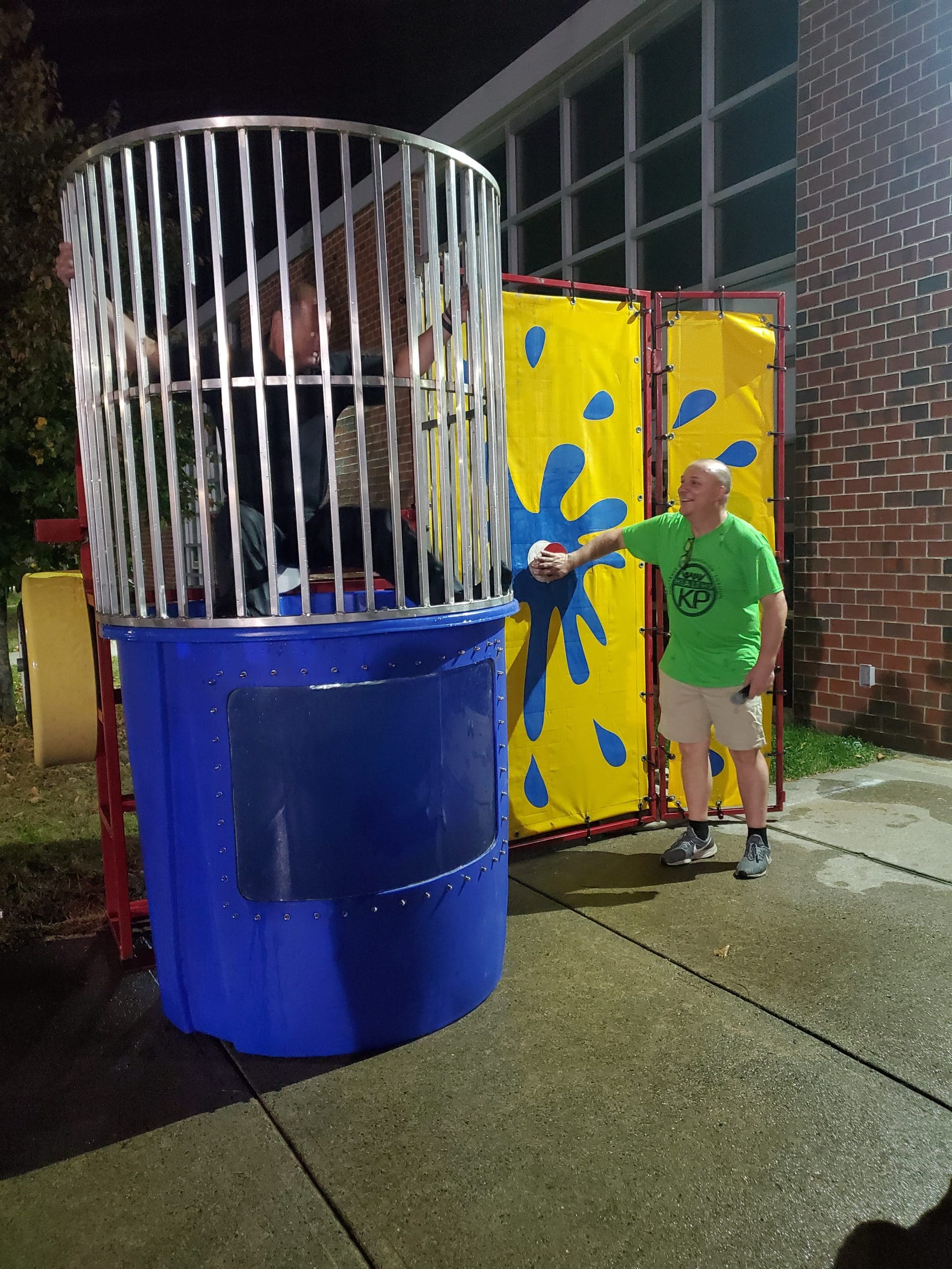 Healthy KP coalition hosted a 5th quarter event for King Philip Regional High School students, which featured many fun activities, including a dunk tank. (Photo Courtesy King Philip Regional High School)