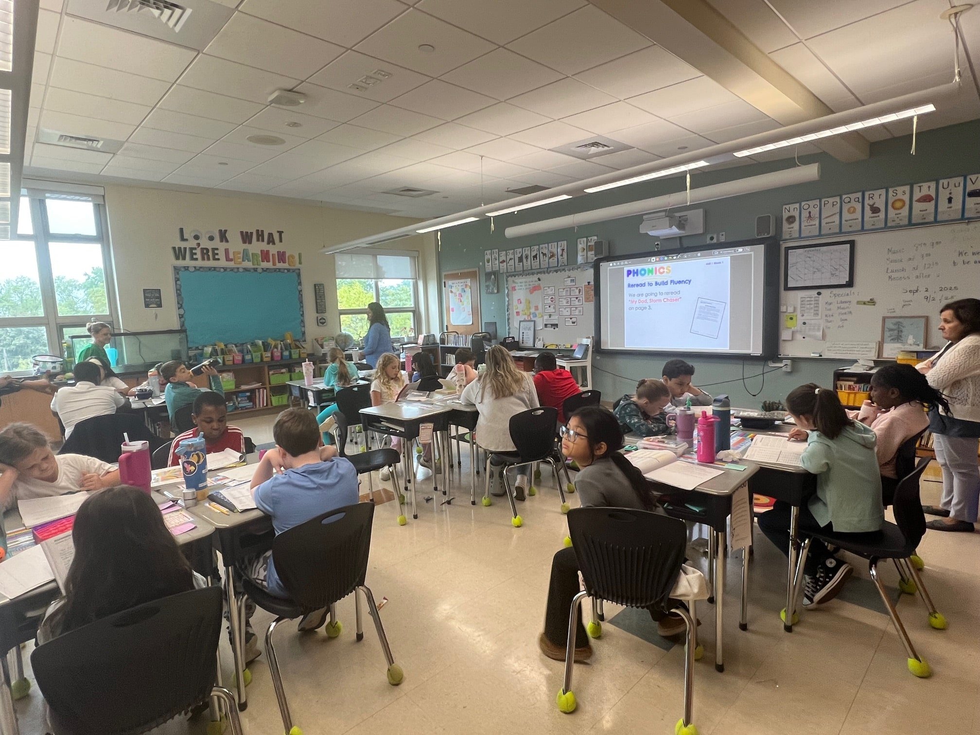 classroom with students