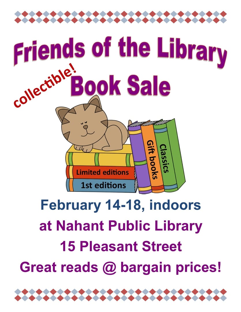 Book collectible sale poster, Feb2023