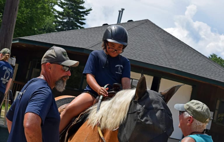 *PHOTOS* Lowell Police Youth Services Program Partners with Challenge Unlimited at Ironstone Farm for Youth Riding Program