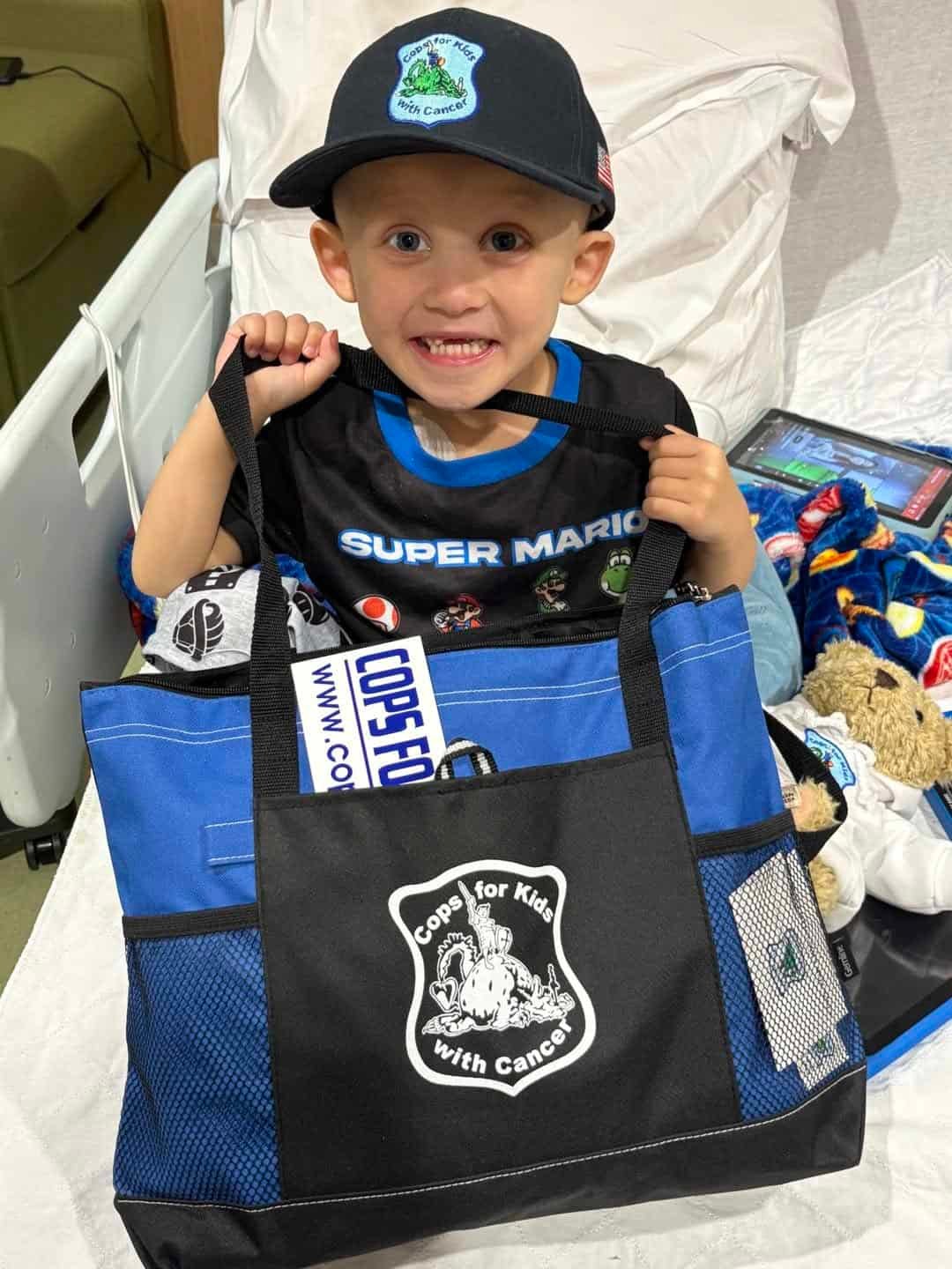 CFKWC made a donation to 4 Year old Santino Dimezza, age 4 and his family, at Hasbro Children’s Hospital