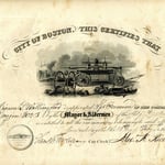 Appointment certificate of Hiram L. Wallingford as Assistant Foreman of Engine Co. 3, effective February 1, 1857.