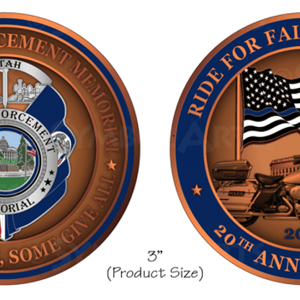 20th Anniversary Ride Medallion