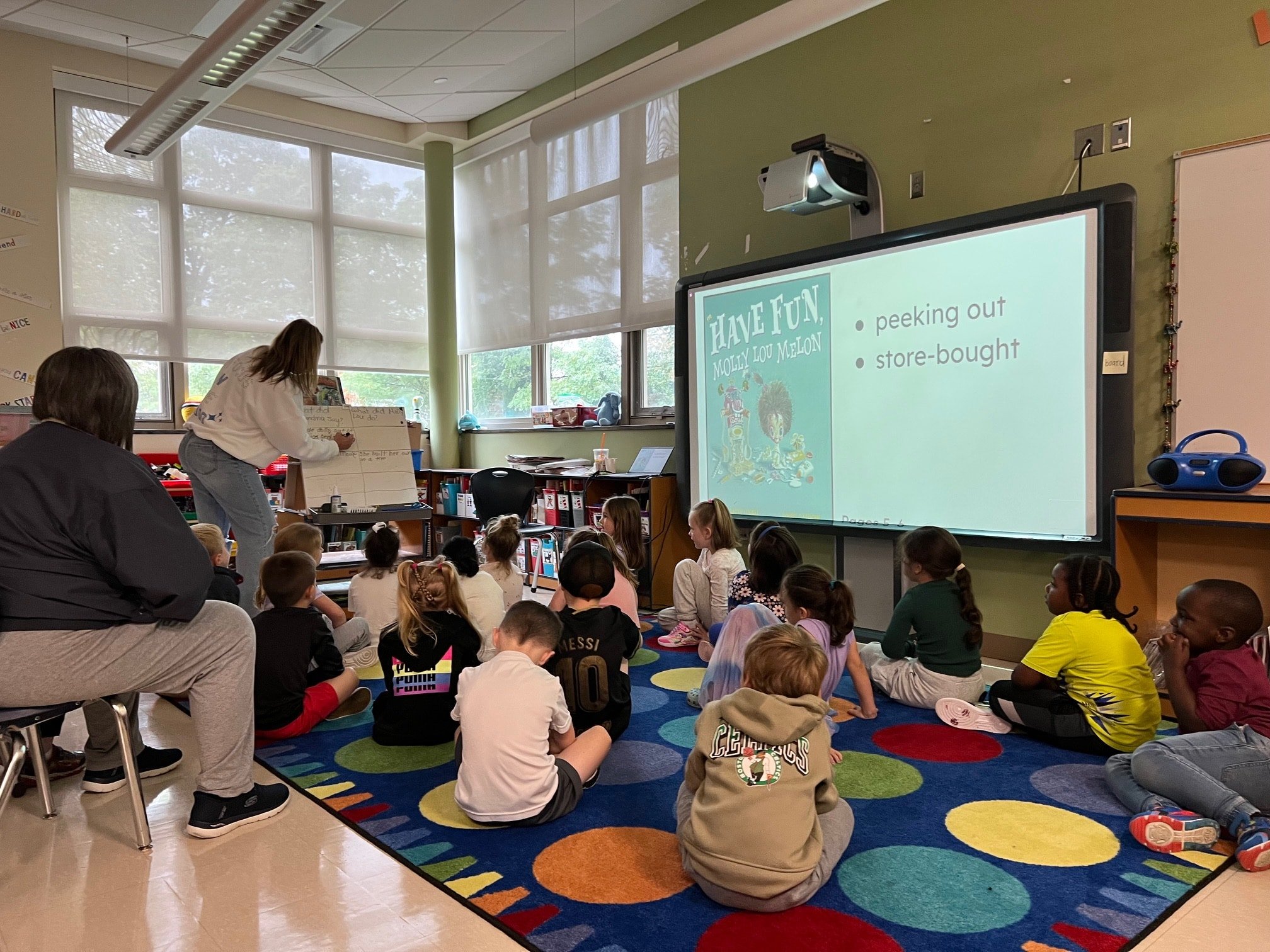classroom with students