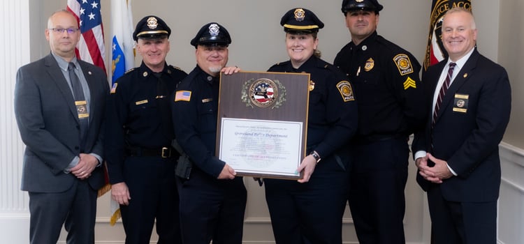 Groveland Police Department Earns Accreditation Status from Massachusetts Police Accreditation Commission