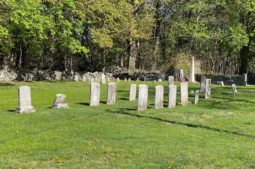 Cemetery rear Town Hall