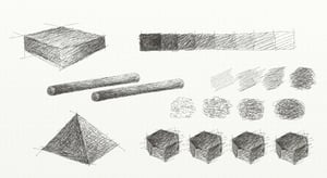 Pencil Shading Elements