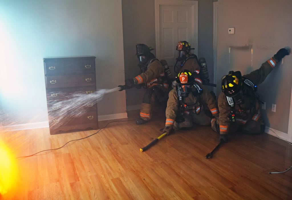 PHOTOS Dracut Fire Department Trains in Home Slated for Demolition on