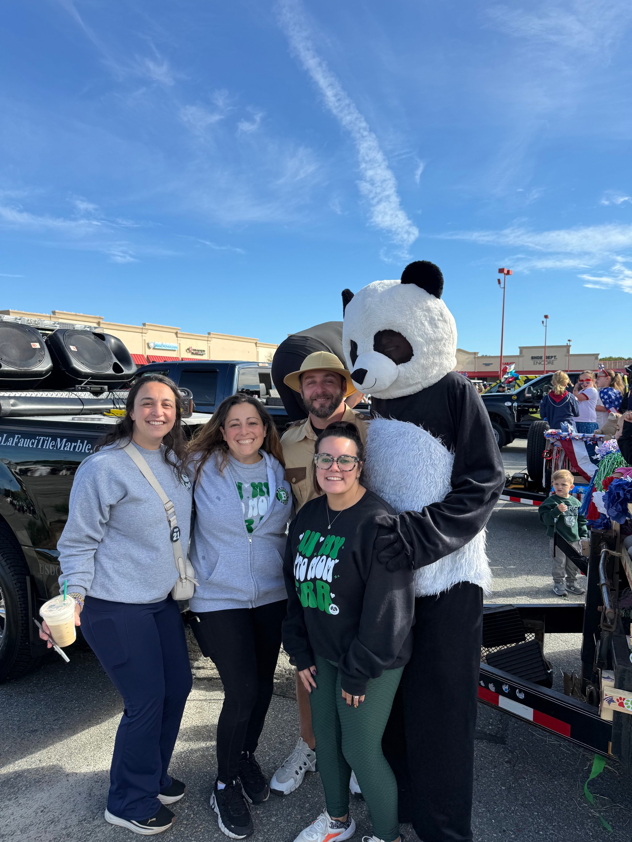 PTO with Panda Mascot