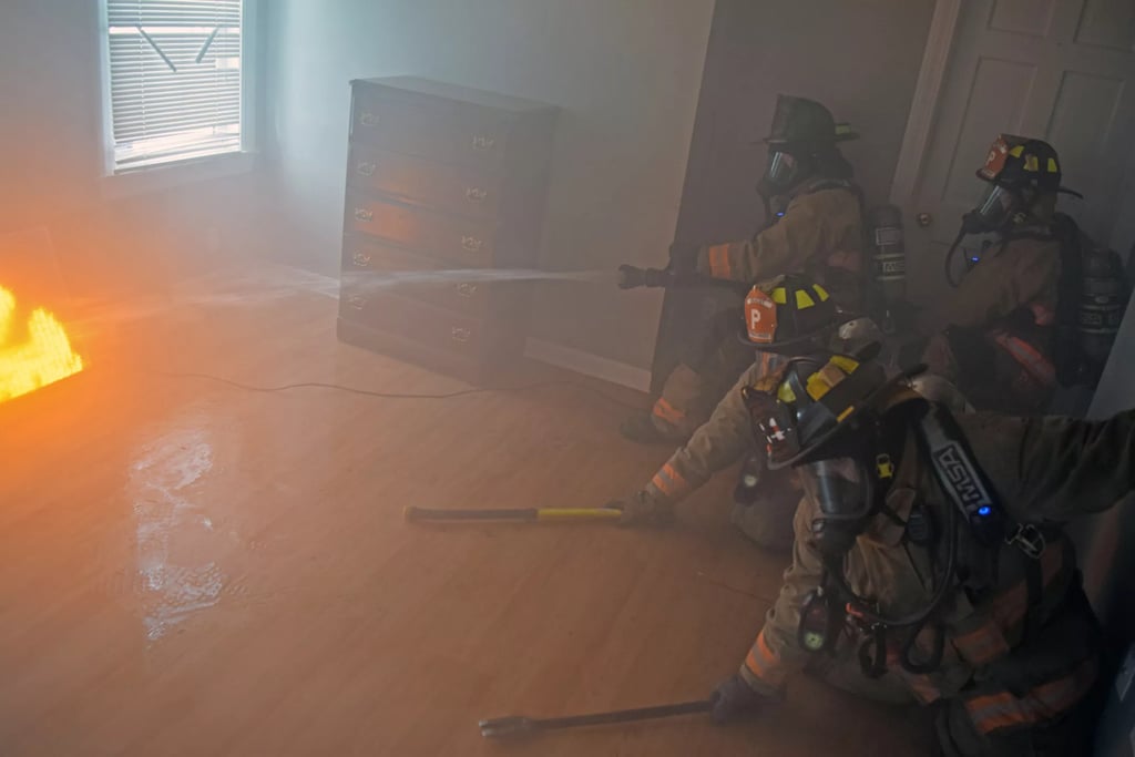 PHOTOS Dracut Fire Department Trains in Home Slated for Demolition on