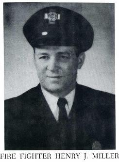 Photo of Fire Fighter Robert F. Clements, 1960.