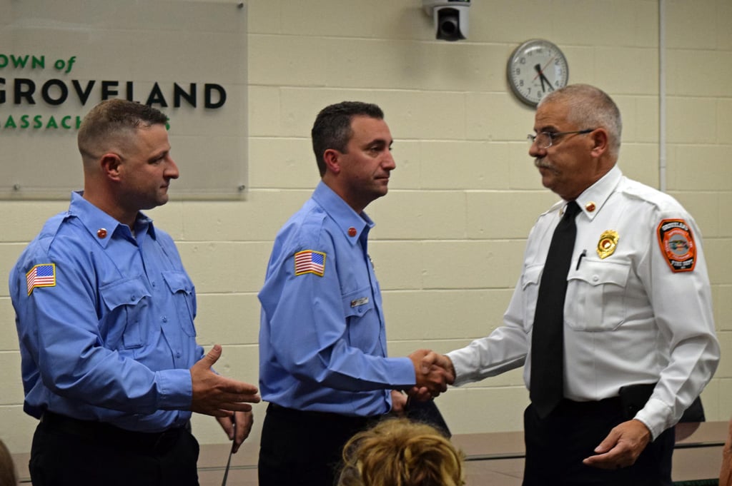 *PHOTOS* Groveland Police and Fire Departments Recognize First