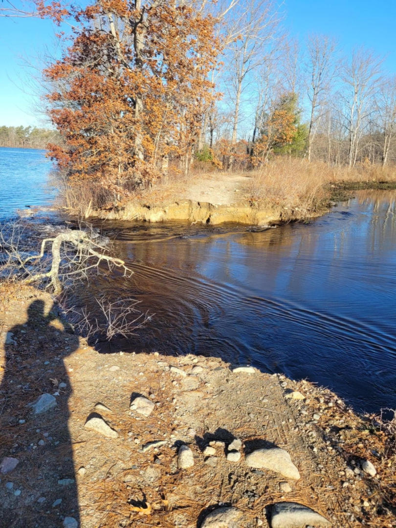 The East Bridgewater Fire Department responded Friday morning to reports of flooding after a dam breach occurred. (Photo Courtesy East Bridgewater Fire Department)
