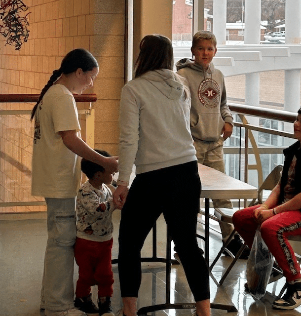 Youth City Council participated in the Community Christmas at the Ben Lomand High School on Saturday, December 14.