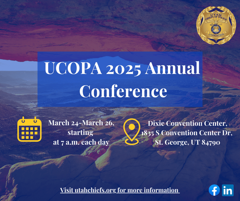 Utah Chiefs of Police Association Announces 2025 Annual Conference