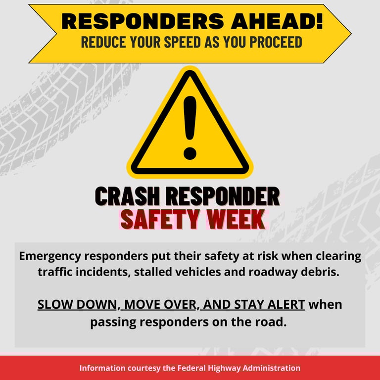 Enfield Fire Department Recognizes Crash Responder Safety Week