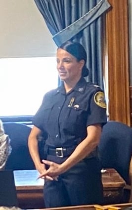 Marisol Nobrega promoted to Captain at Lowell Police Department