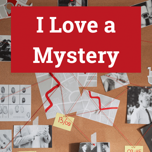 I love Mystery Book Club graphic.