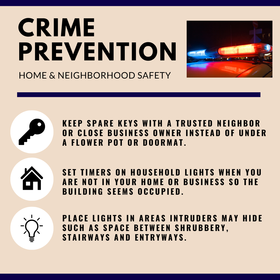 Holbrook Police Department Offers Tips for Crime Prevention Month
