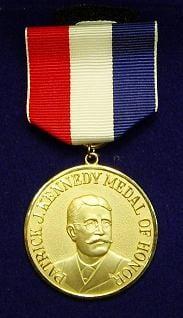 The Patrick J, Kennedy Medal of Honor.
