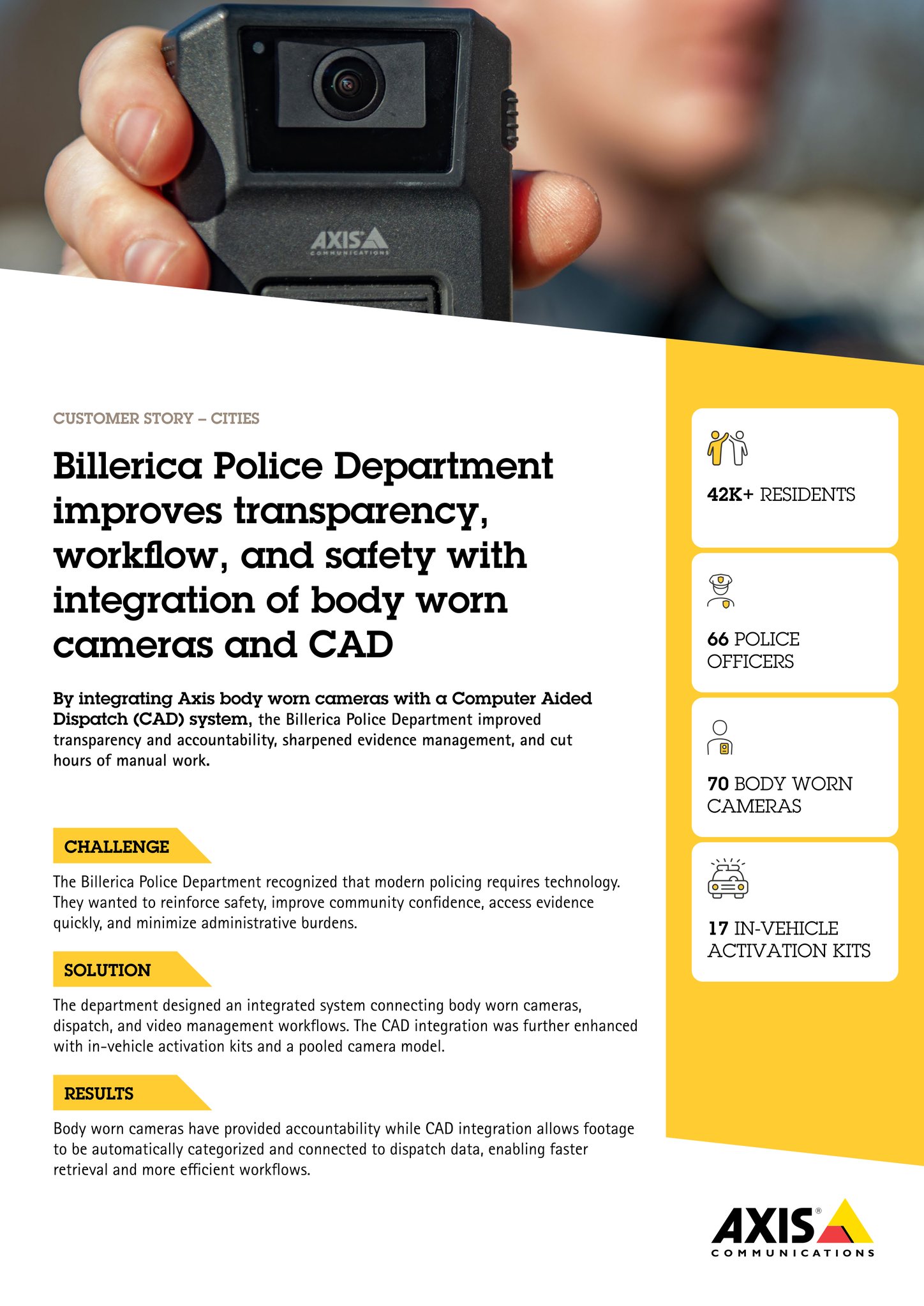 Billerica Police Department improves transparency, workflow, and safety ...