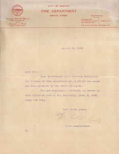 Appointment letter to Vincent D. Vitale, August 20, 1942.