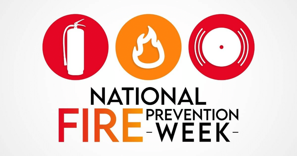 National Fire Prevention Week Graphic