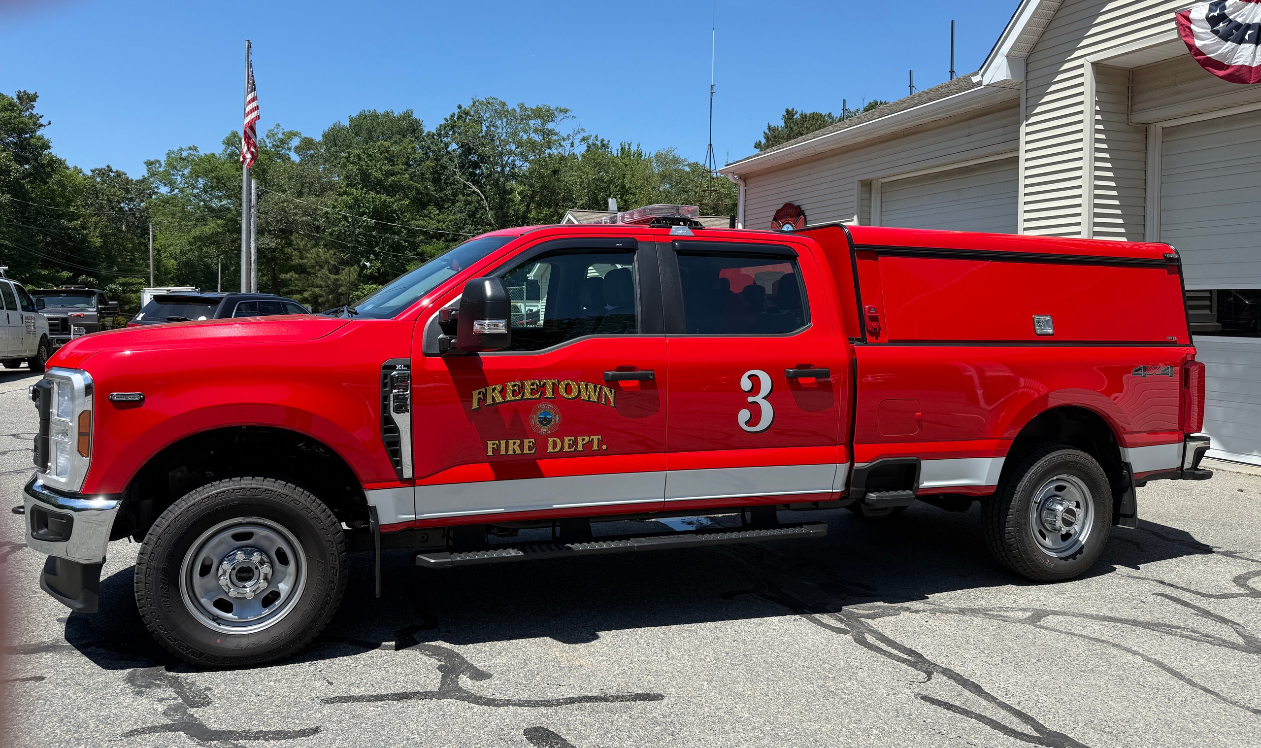 Station 3 with a truck parked in front.