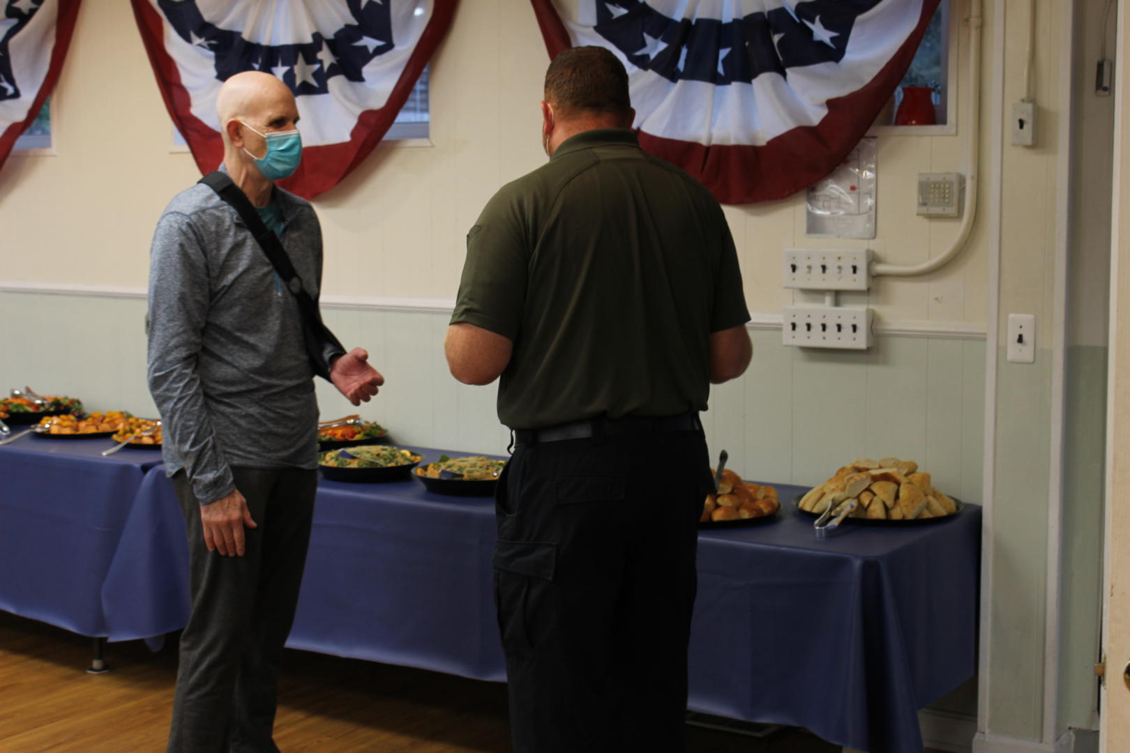 The appreciation event began with dinner and networking among volunteers and staff. (Photo Courtesy Town of Brookline)