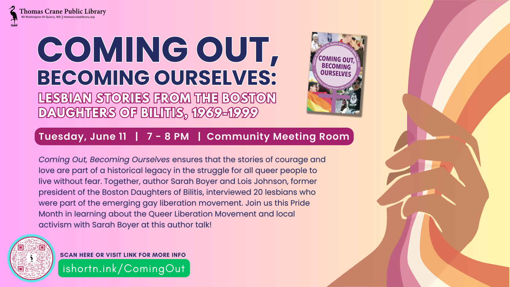 “Coming Out, Becoming Ourselves” Book Talk