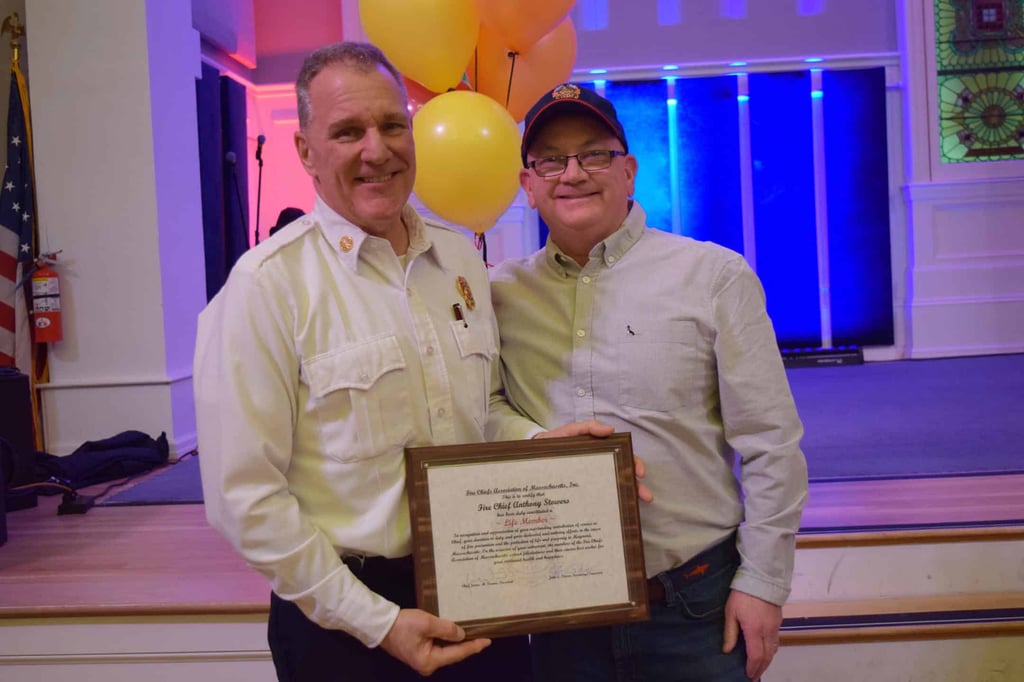 PHOTOS Maynard Fire Department and Community Recognize Chief Anthony