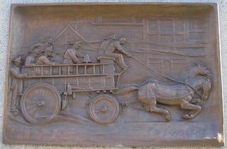 Protective Wagon Plaque