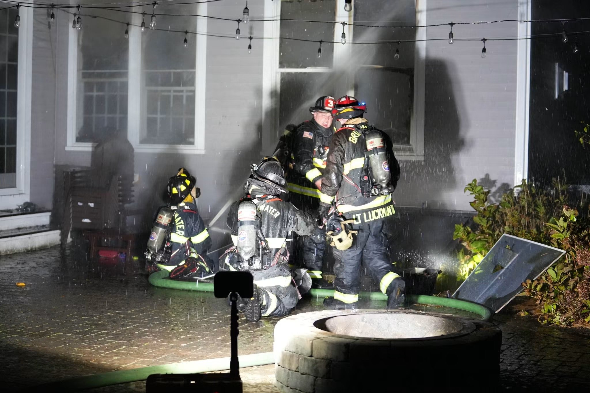 Bridgewater Fire Department Extinguishes Two-Alarm House Fire
