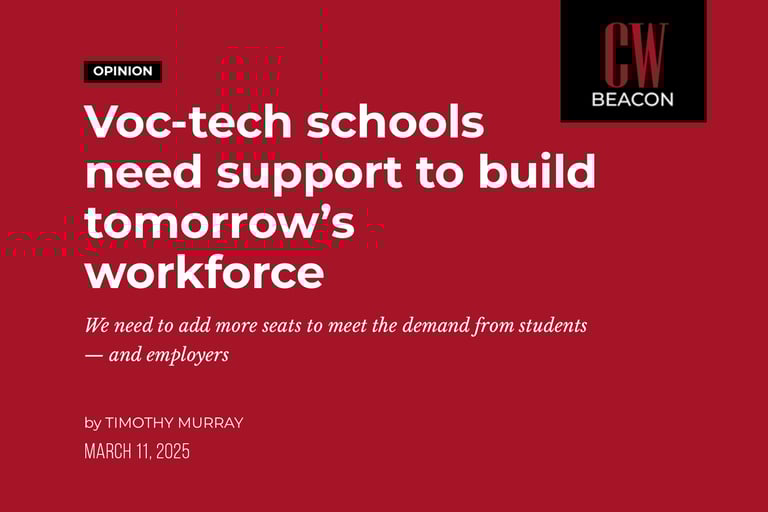 Voc-tech schools need support to build tomorrow’s workforce