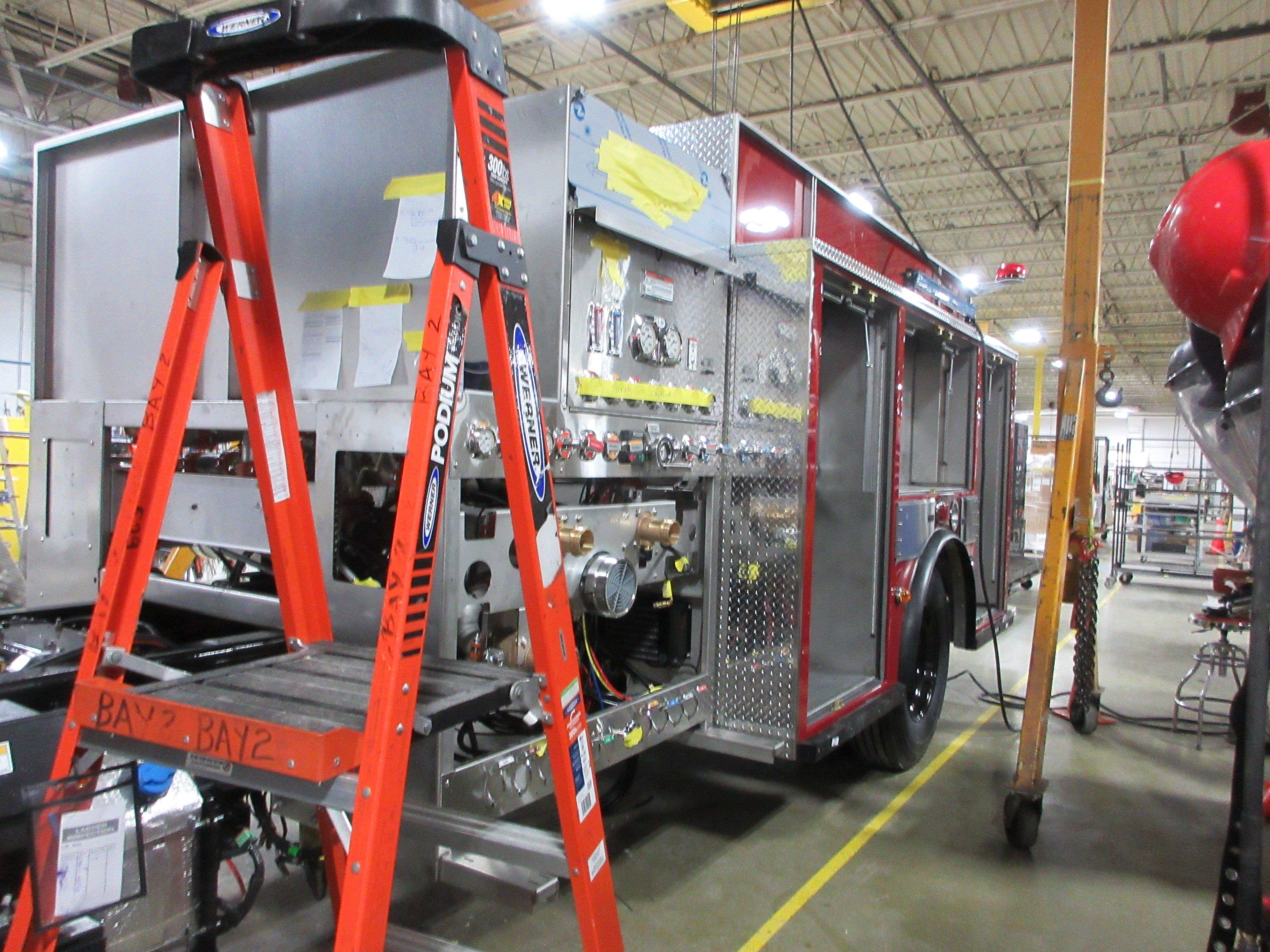 OUR NEW ENGINE 1 IS QUICKLY COMING TOGETHER – Belmont Fire Department